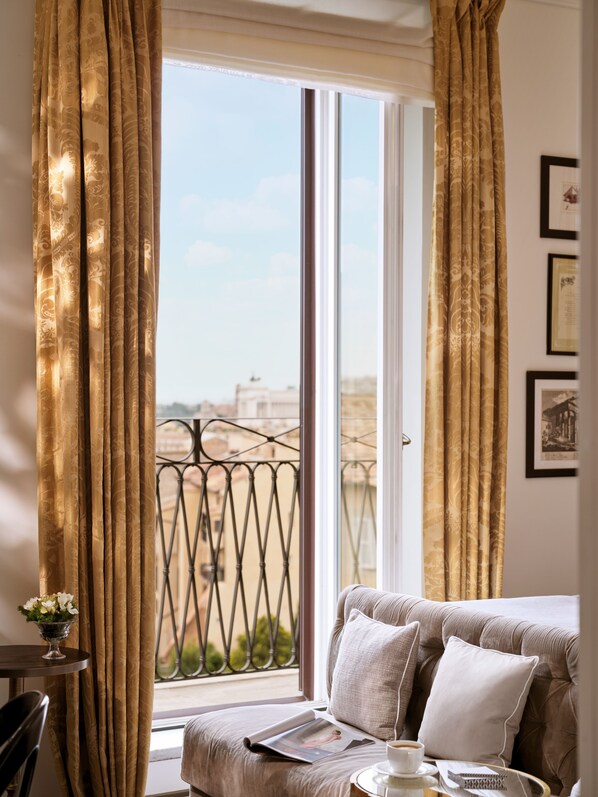 Chambre, balcon, avec vue (Prestige) | Balcon