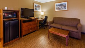 In-room safe, blackout drapes, iron/ironing board