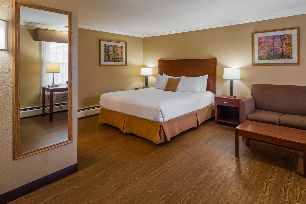 Caja de seguridad en la habitación y cortinas blackout 