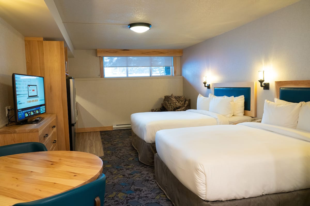 Standard Suite, 2 Queen Beds | Hypo-allergenic bedding, blackout curtains, iron/ironing board