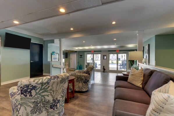 Lobby sitting area
