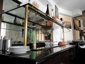 뷔페 아침 식사