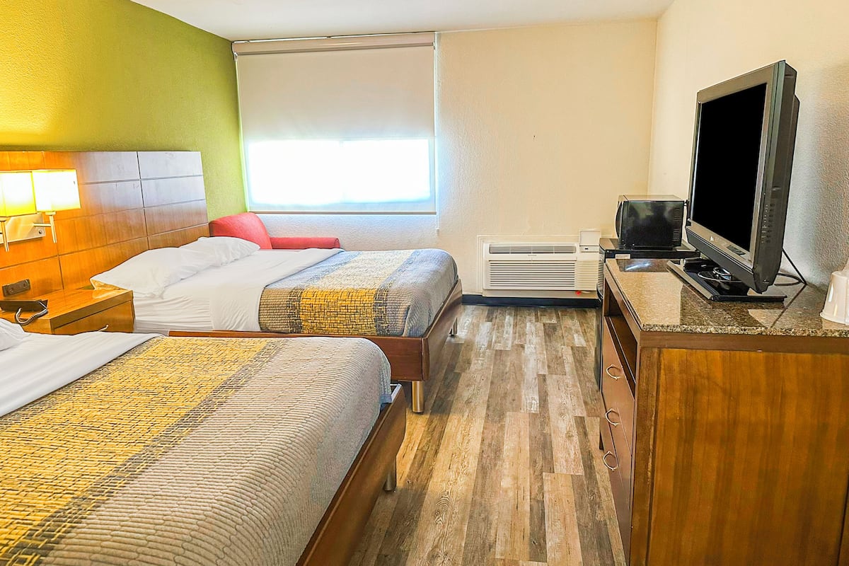 Room, 2 Queen Beds, Non Smoking | Premium bedding, iron/ironing board, free WiFi, alarm clocks