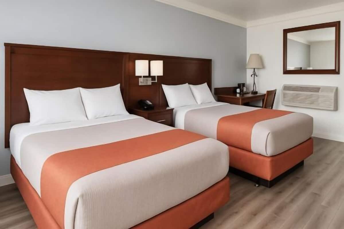 Premium bedding, desk, soundproofing, WiFi (free)