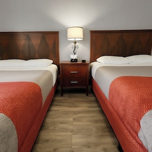 Standard Room, 2 Queen Beds, Non Smoking, Refrigerator & Microwave | Premium bedding, individually decorated, individually furnished, desk
