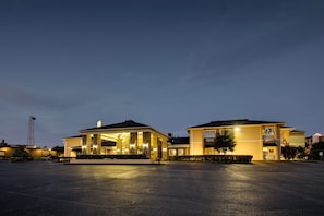 Front of property – evening/night