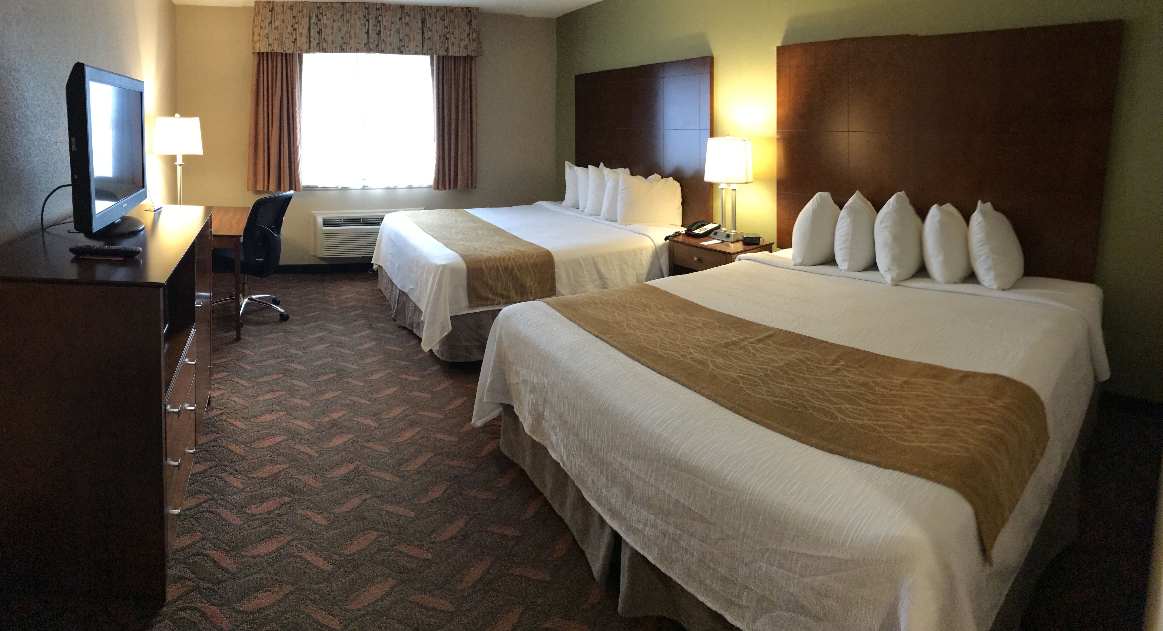 standard room, 2 queen beds | premium bedding, select comfort beds, individually furnished, desk