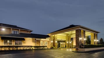 Front of property – evening/night
