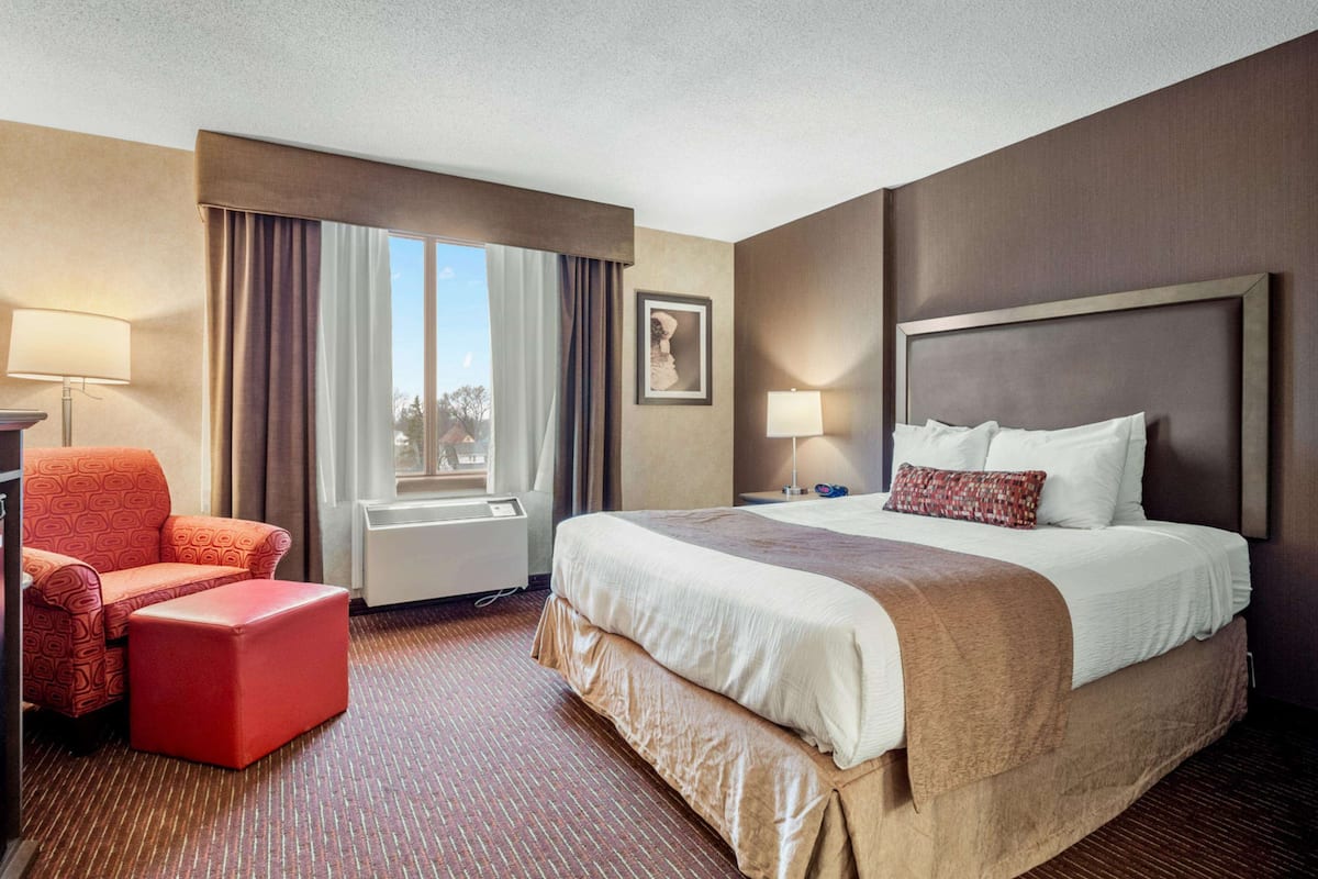 Standard Room, 1 Queen Bed, Non Smoking, Tower | Blackout drapes, iron/ironing board, free cribs/infant beds