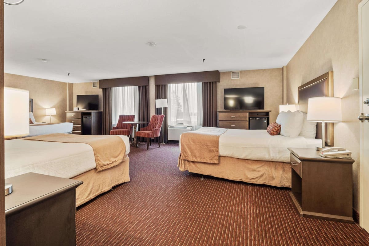 Standard Room, Multiple Beds, Non Smoking (Larger Room) | Blackout drapes, iron/ironing board, rollaway beds, free WiFi