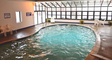 Indoor pool, outdoor pool