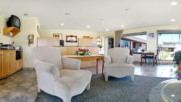 Sala de estar en el lobby