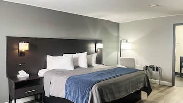Desk, iron/ironing board, free WiFi, bed sheets