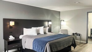 Desk, iron/ironing board, free WiFi, bed sheets