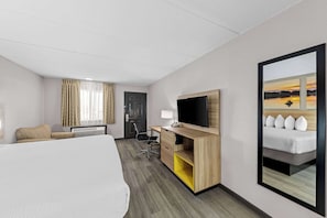Desk, iron/ironing board, free WiFi, bed sheets