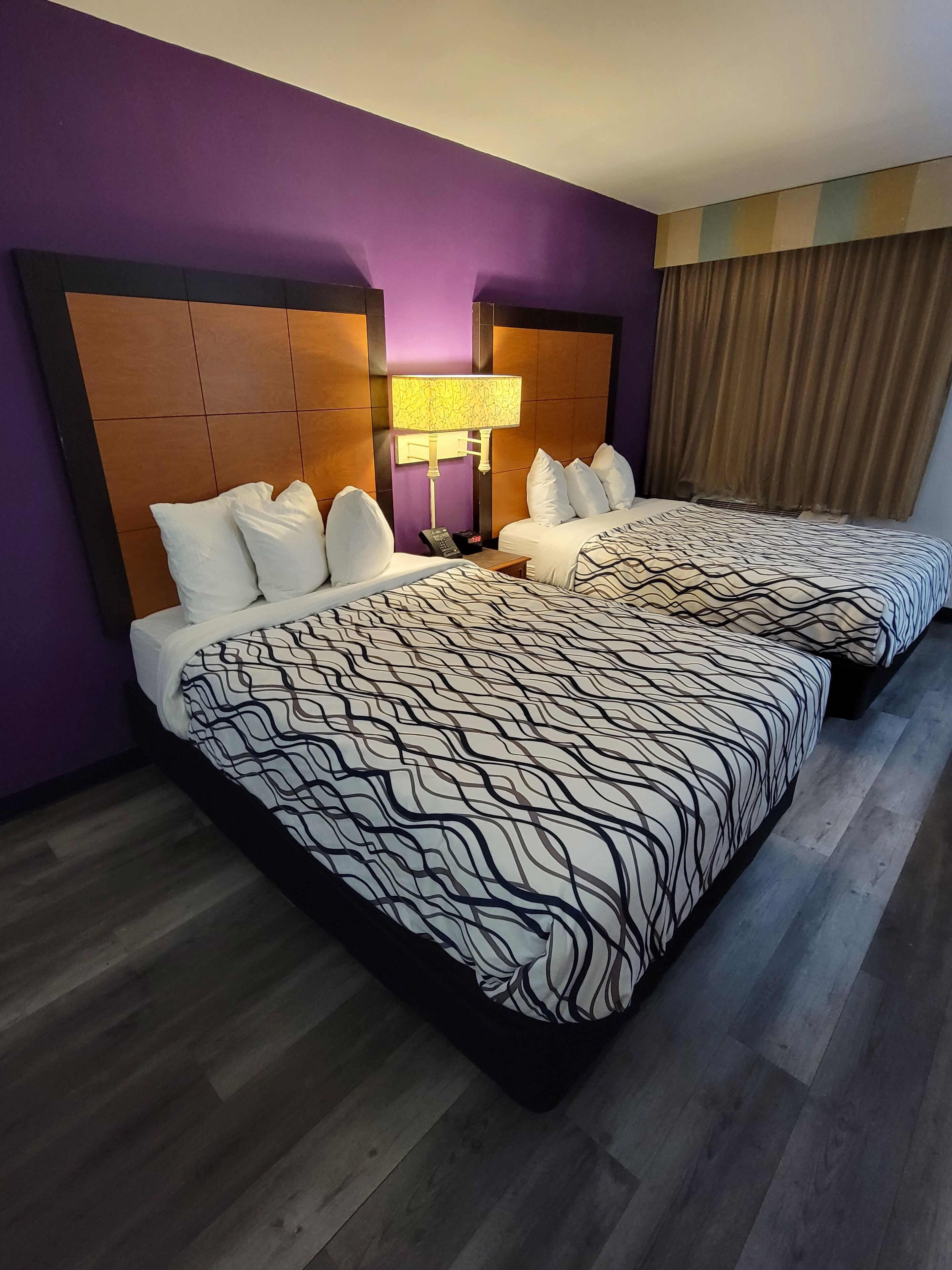 Premium bedding, desk, soundproofing, iron/ironing board