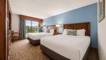 Standard Room, 2 Queen Beds | Premium bedding, blackout drapes, soundproofing, iron/ironing board