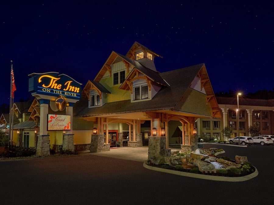 Front of property – evening/night