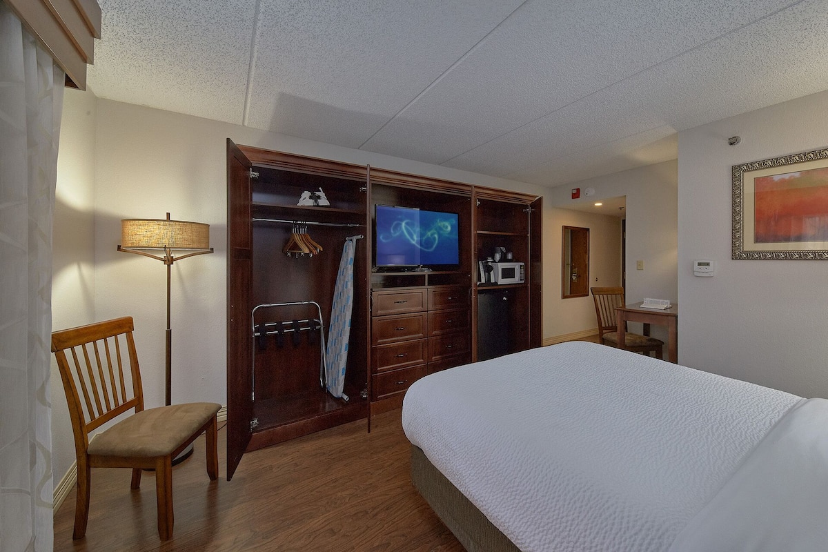 basic single room | 1 bedroom, premium bedding, blackout curtains, soundproofing