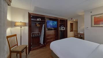 Basic Single Room | Premium bedding, blackout drapes, soundproofing, iron/ironing board