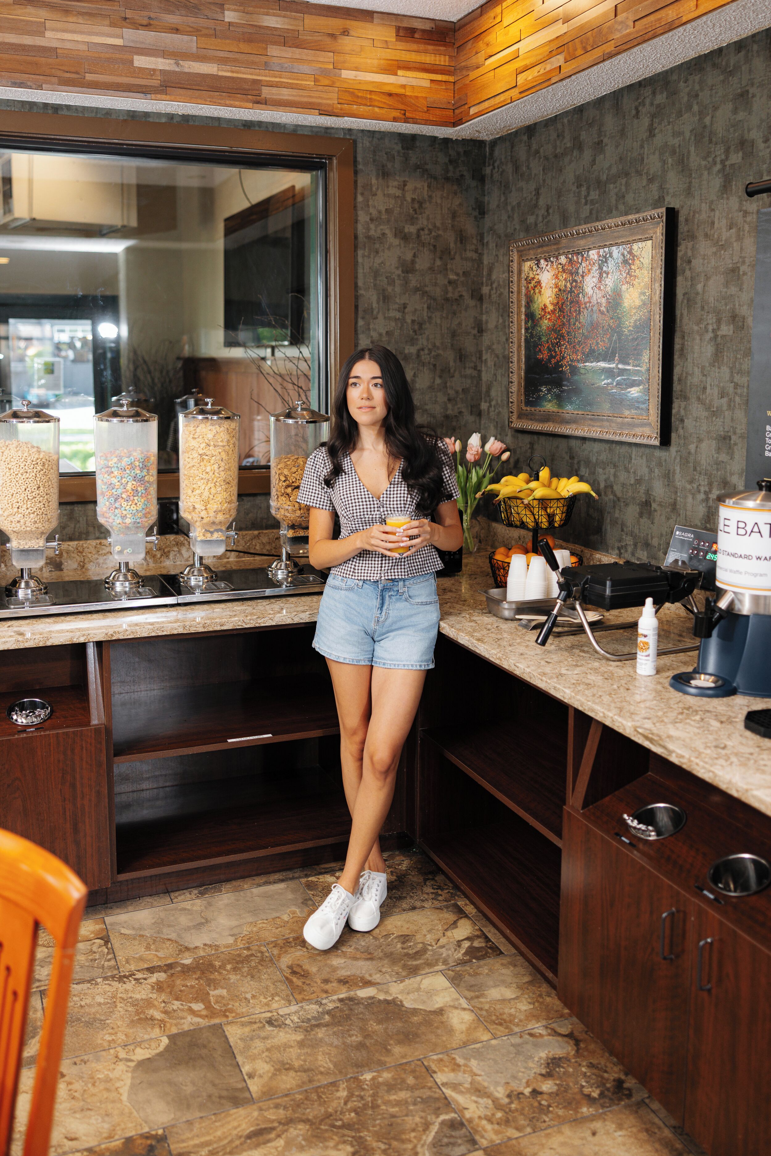 Café da manhã com buffet grátis todos os dias