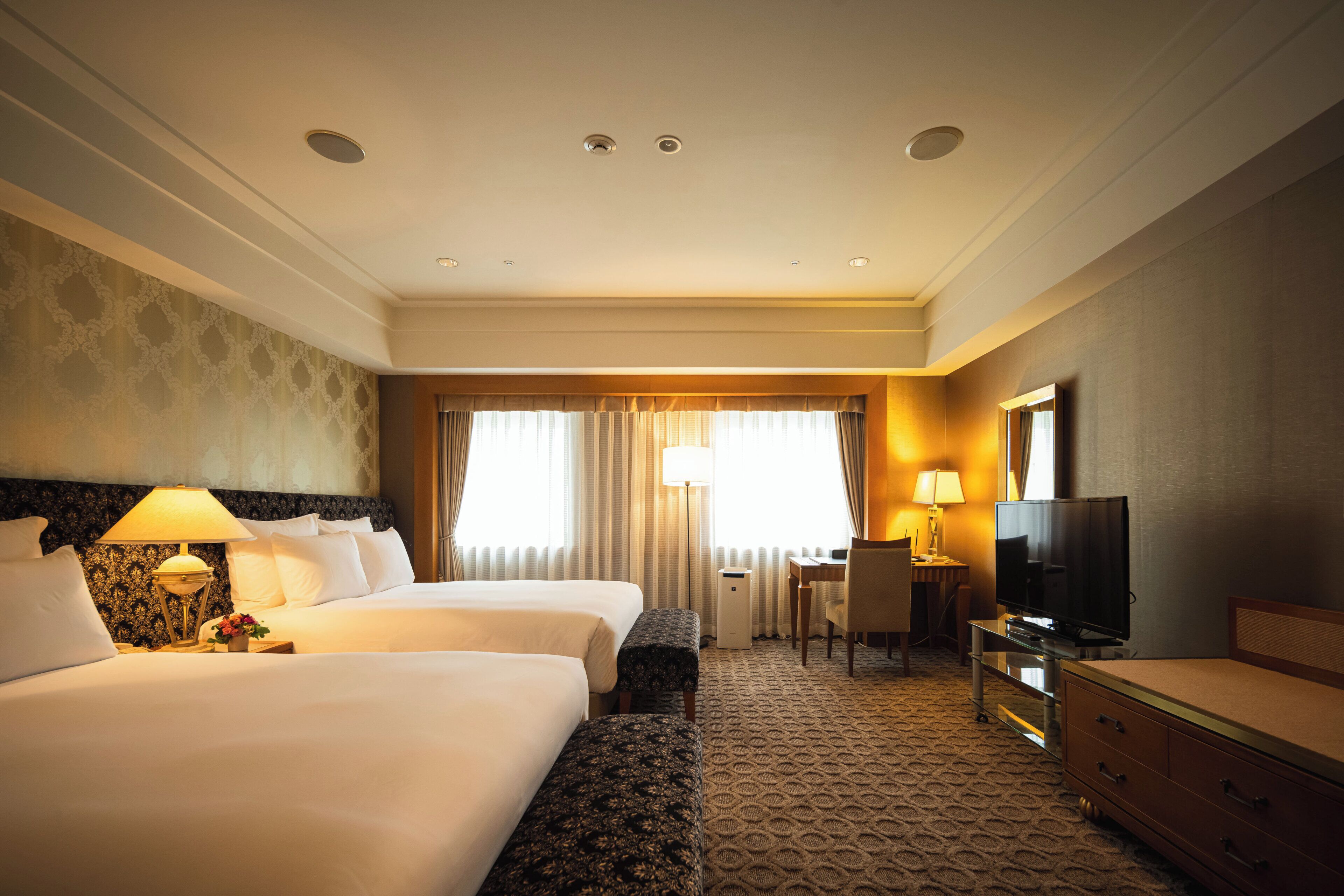 Minibar, in-room safe, desk, blackout drapes