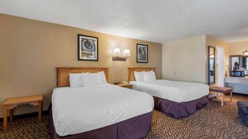 Desk, iron/ironing board, cribs/infant beds, rollaway beds