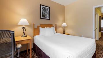 Desk, iron/ironing board, cribs/infant beds, rollaway beds