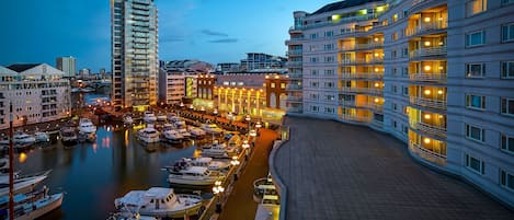 Front of property – evening/night