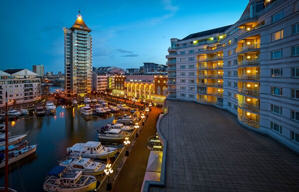 Front of property – evening/night