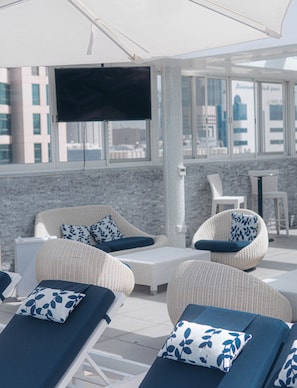 Terrasse sur le toit