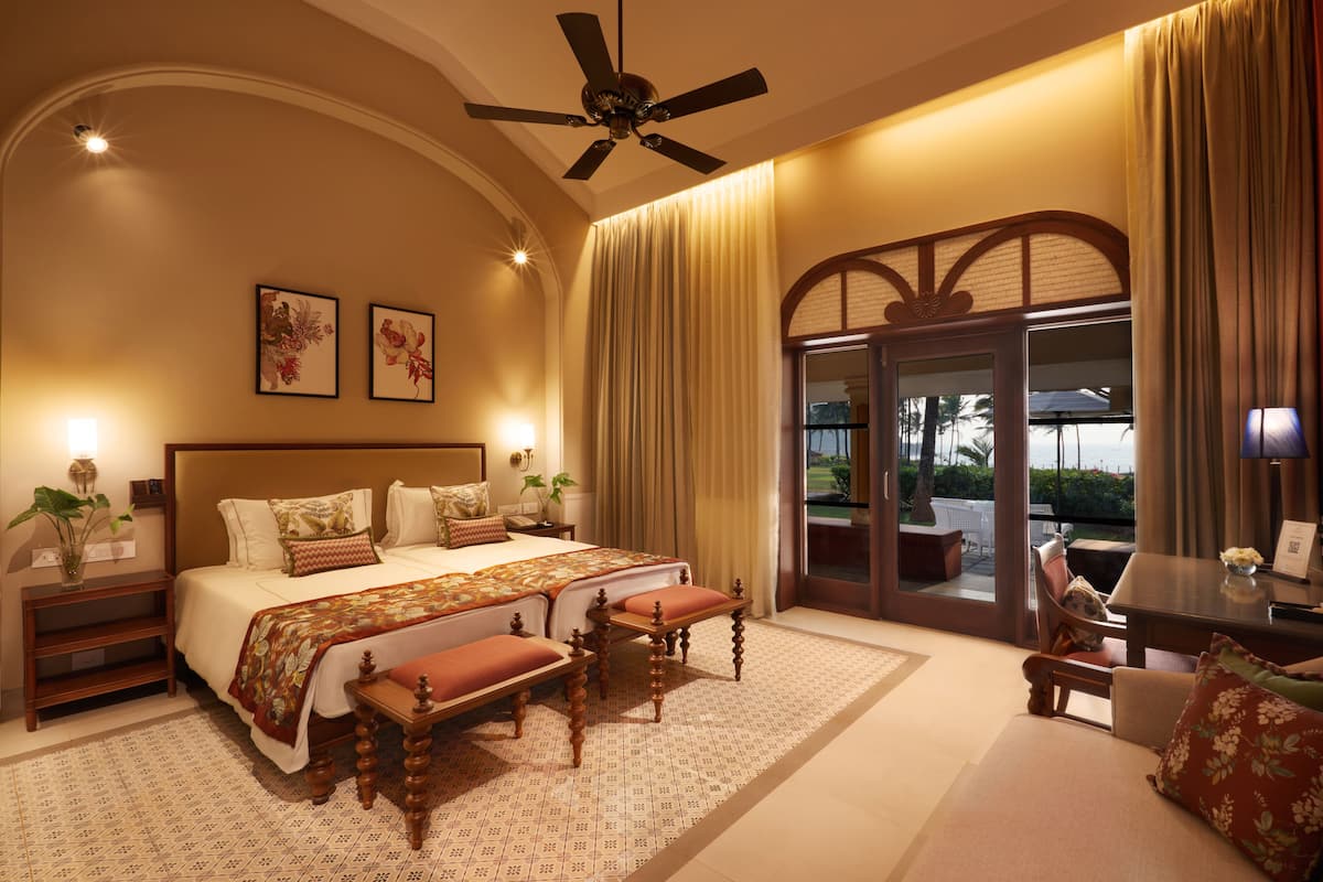 Premium bedding, memory-foam beds, minibar, in-room safe