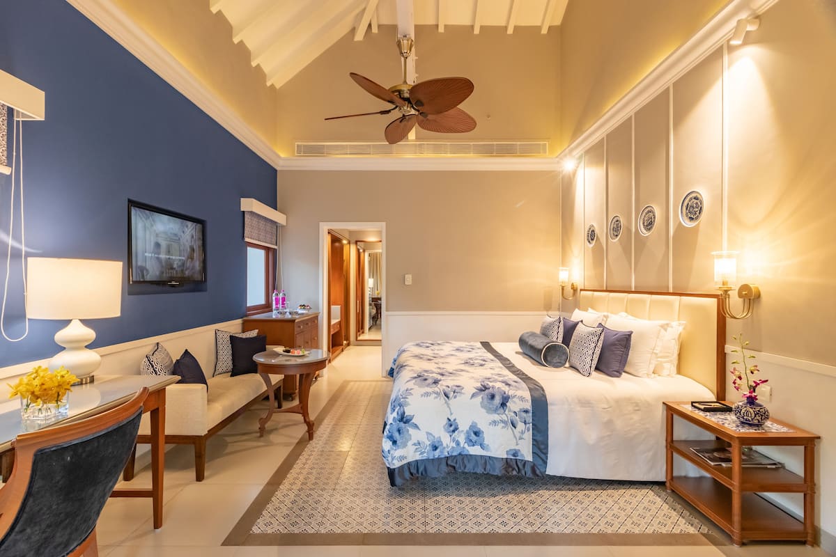 Biancheria da letto di alta qualità, materassi in memory foam, minibar