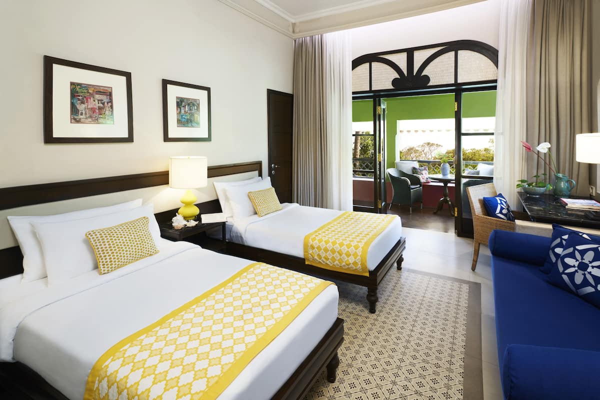 Premium bedding, memory-foam beds, minibar, in-room safe
