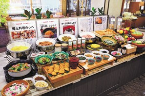 Daily buffet breakfast (JPY 2200 per person) - Bandai Silver Hotel (Niigata)