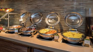 Daily buffet breakfast for a fee