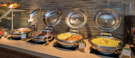 Daily buffet breakfast for a fee