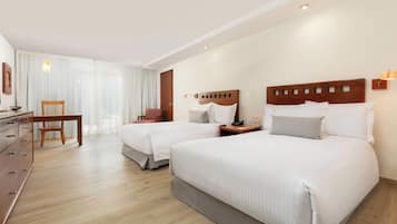 Camino Real Club Executive Two Beds Buffet Breakfast Included Adults Only | Premium bedding, in-room safe, desk, blackout drapes