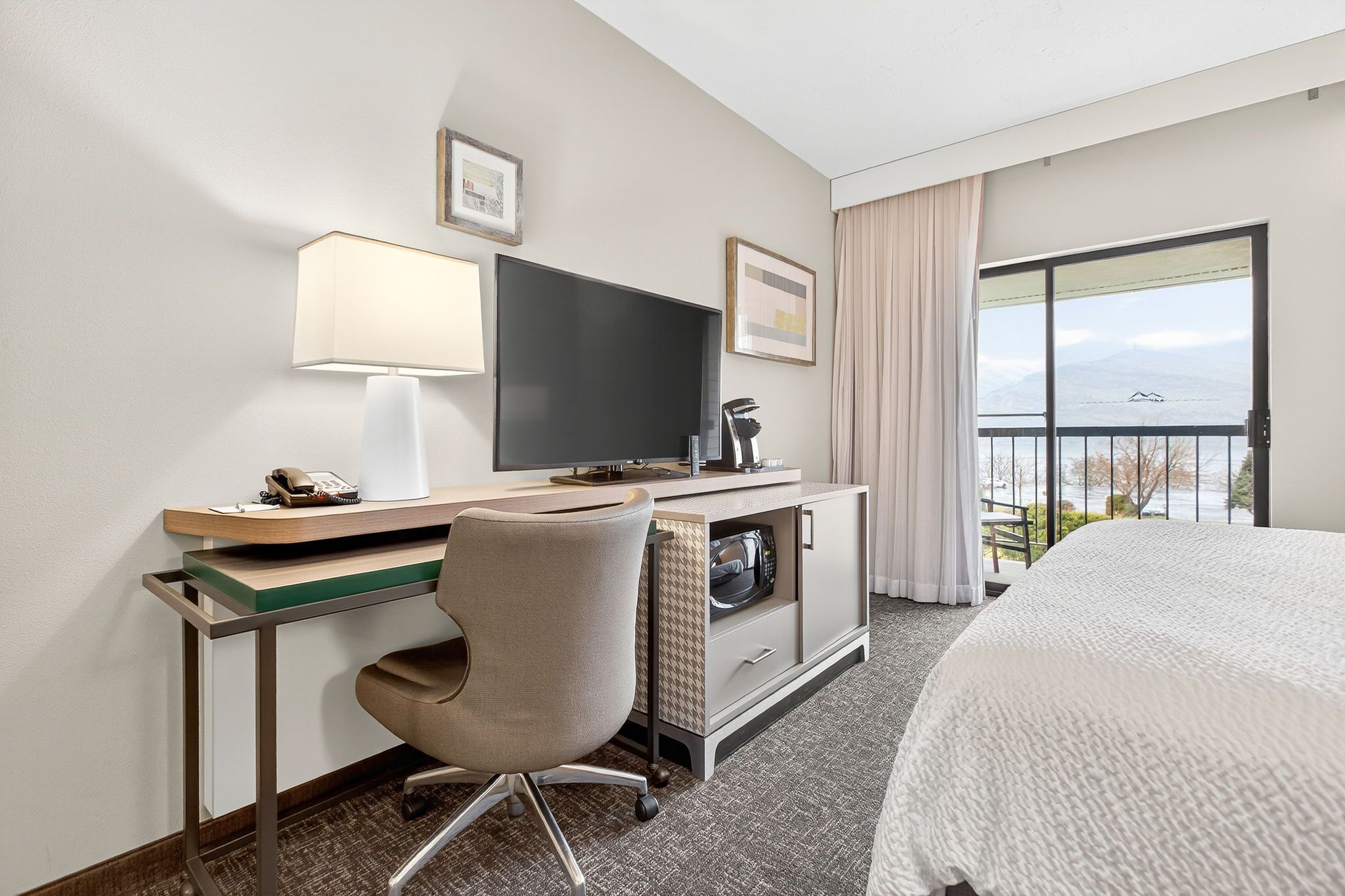 Blackout curtains, iron/ironing board, WiFi, bed sheets