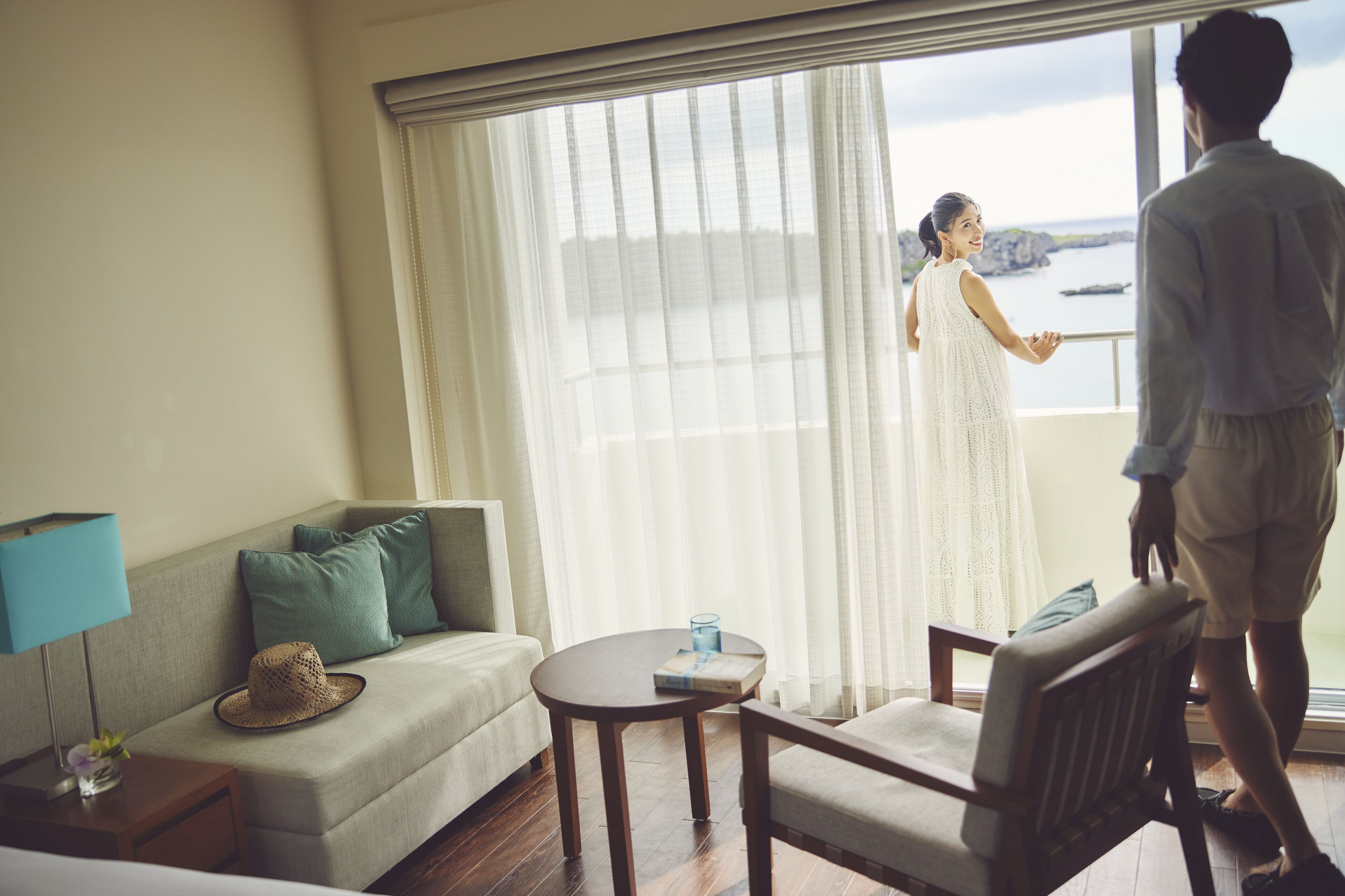 classic room, 2 twin beds, club lounge access, beach view | beach/ocean view