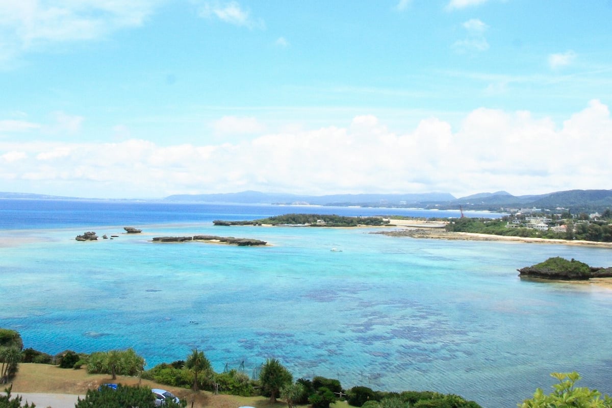 Blick von der Unterkunft