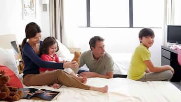 1 bedroom, premium bedding, down comforters, in-room safe