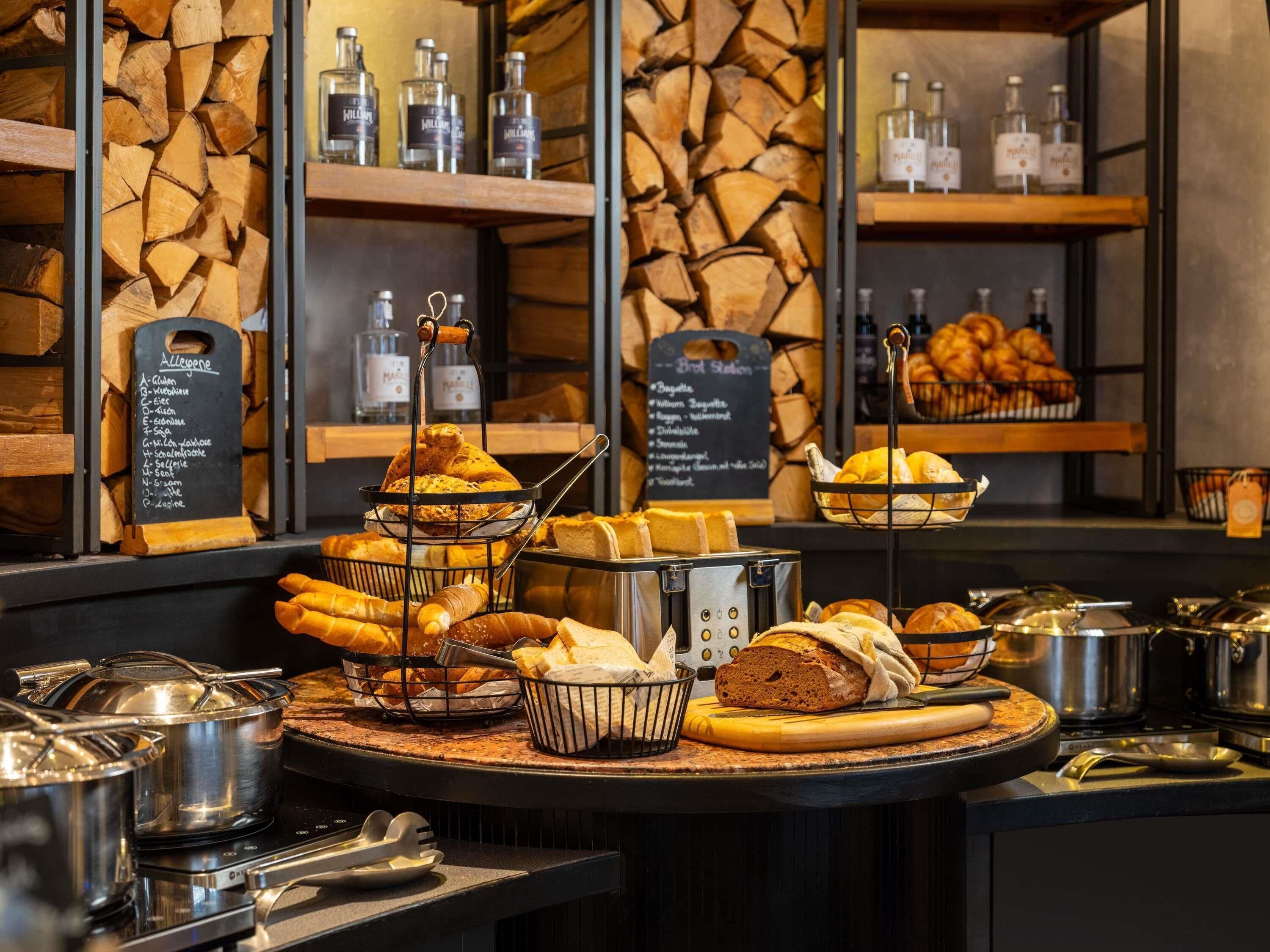 Daily buffet breakfast (EUR 26 per person)