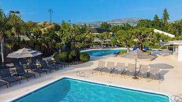 2 outdoor pools, cabanas (surcharge), sun loungers