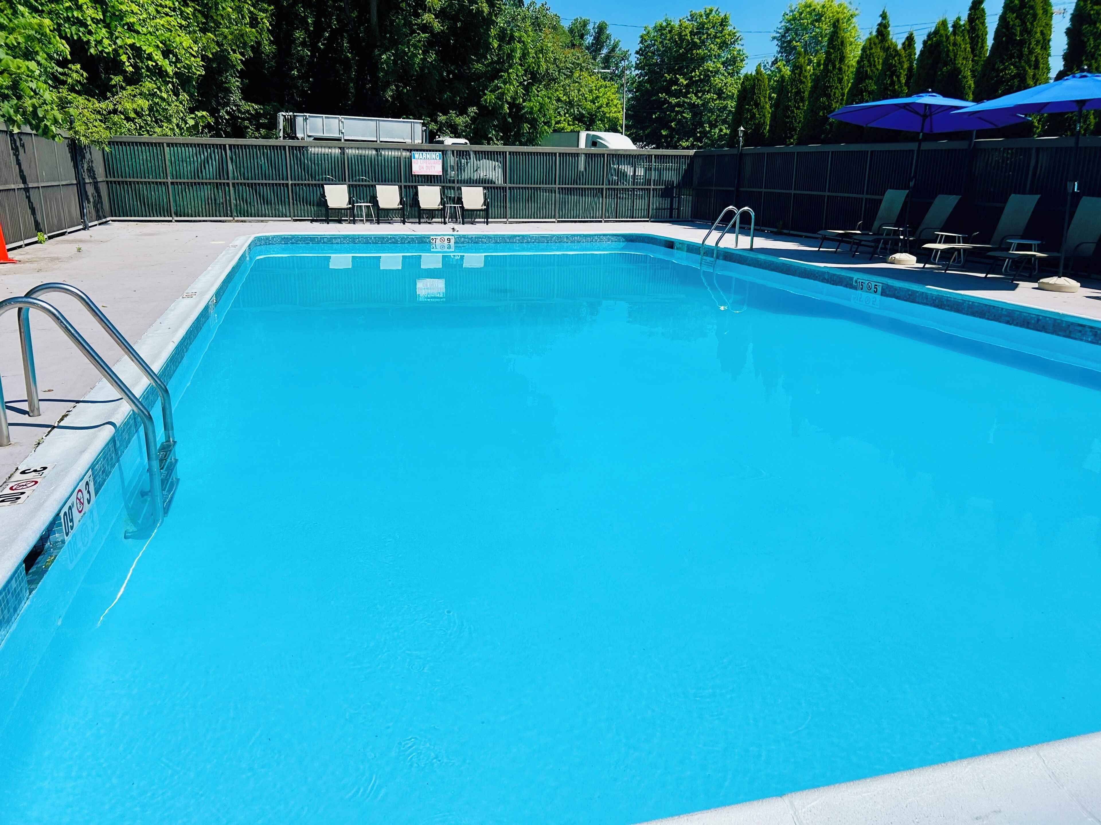 Seasonal outdoor pool