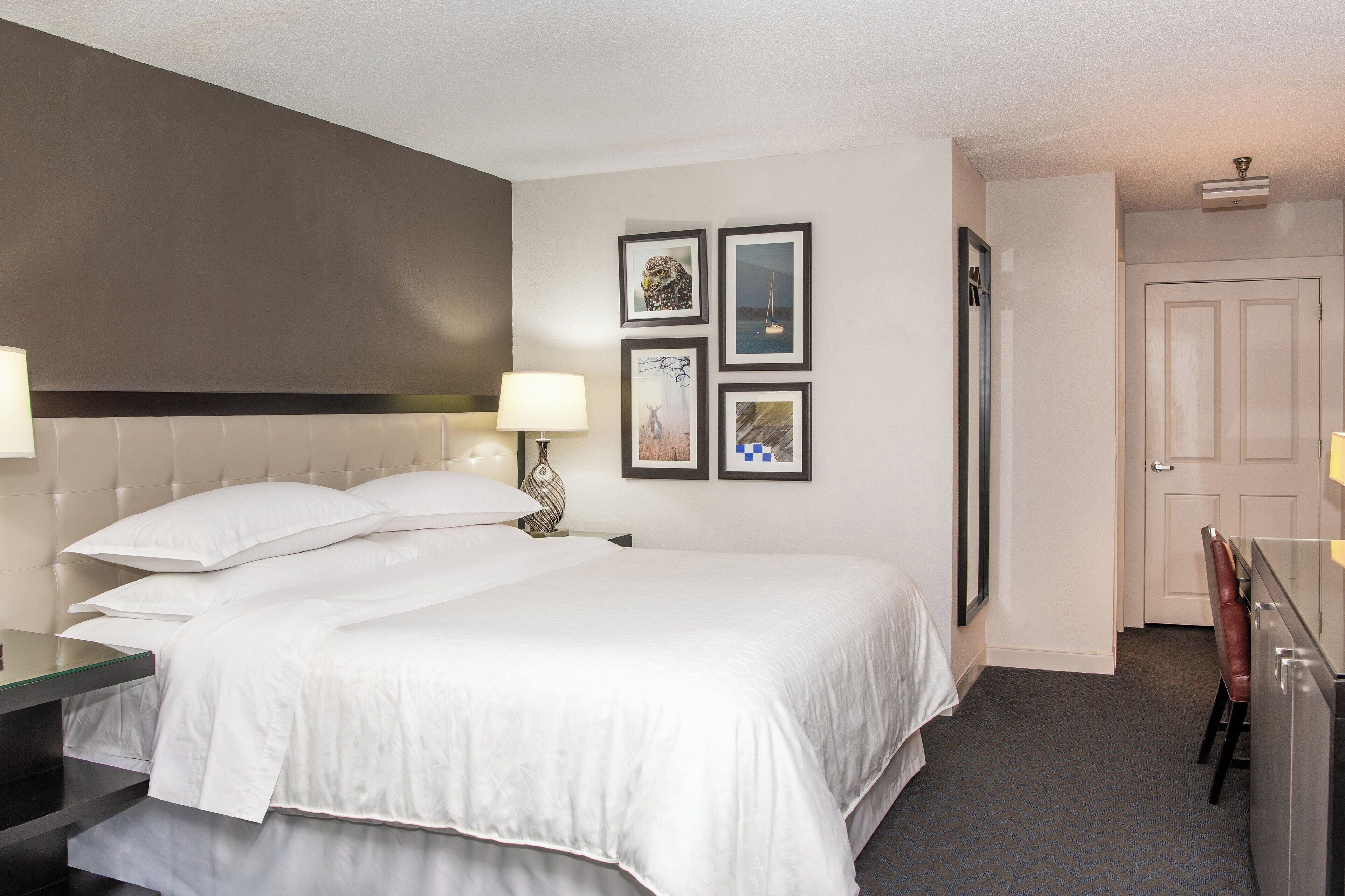 Premium bedding, down duvets, pillow-top beds, in-room safe