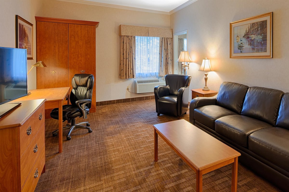 Suite, 1 Katil Raja (King) dengan Katil Sofa, Non Smoking, Refrigerator & Microwave (with Sofabed) | Peralatan tempat tidur premium, gebar bulu kapas, tilam berlapik