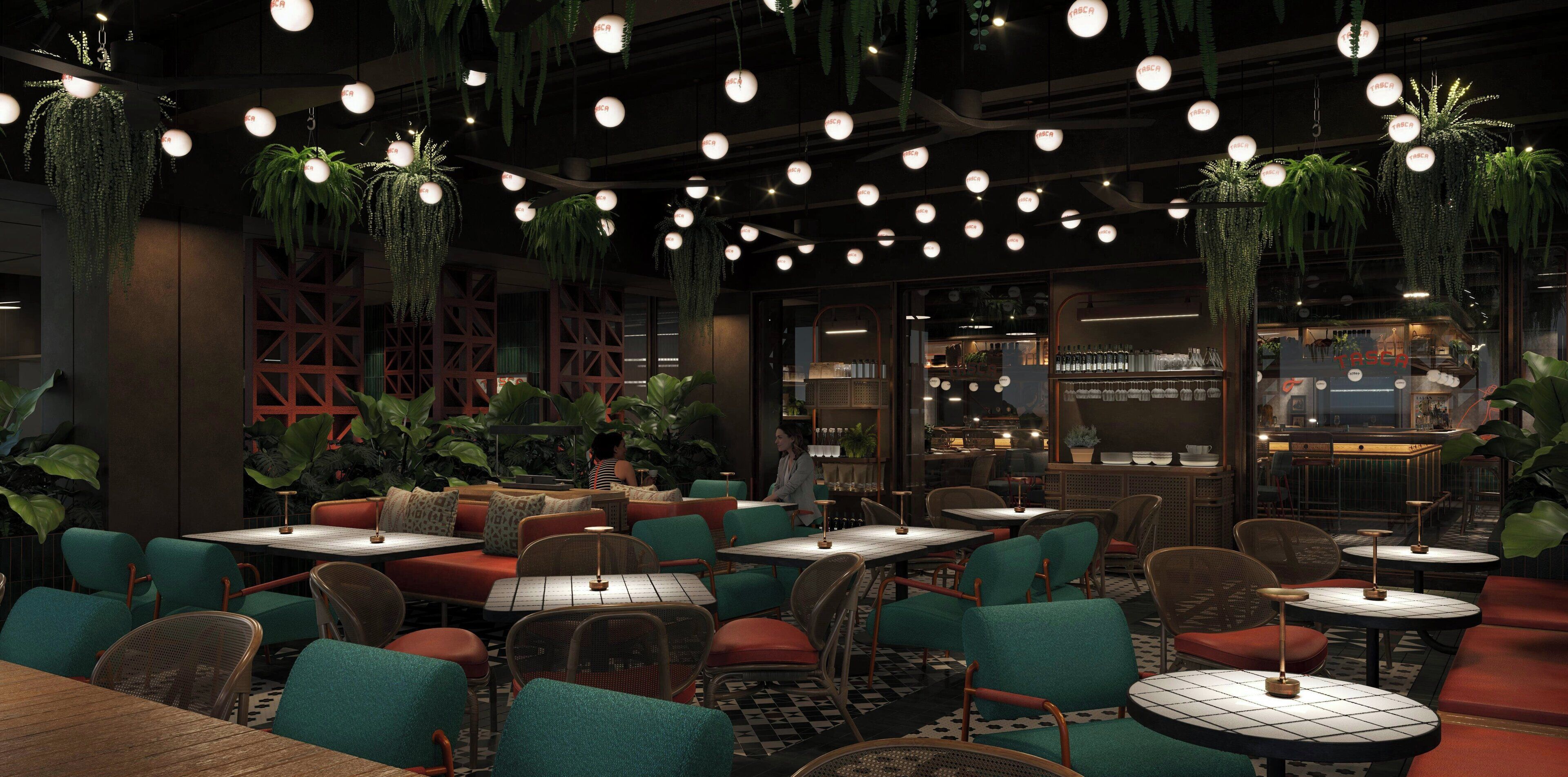 2 restaurants; lunch, dinner and brunch served 