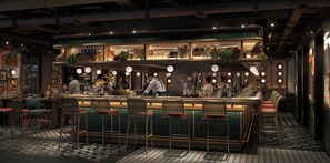 2 restaurants servant le déjeuner, le dîner et le brunch