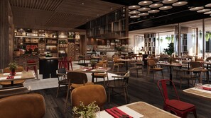 2 restaurants, serveren ontbijt, lunch, diner, Spaanse gerechten